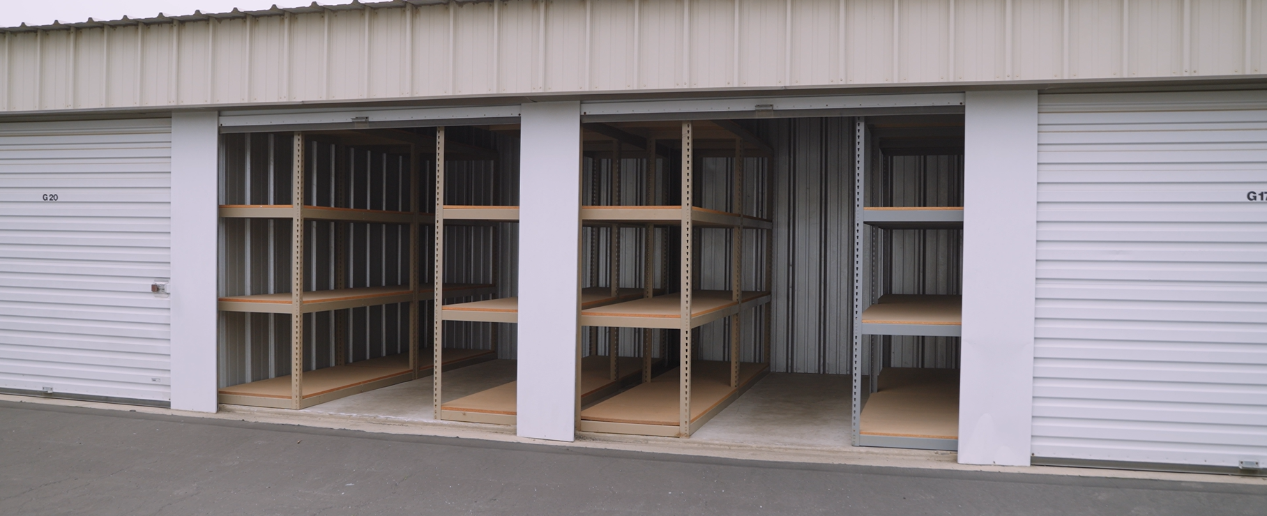 Hansen's Self Storage Unit Racks